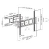 Brateck Επιτοίχια έως 80" και 40kg LPA63-466