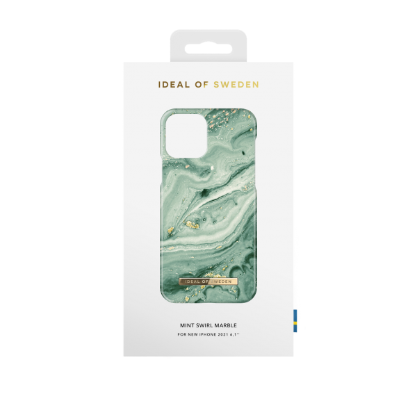 IDEAL OF SWEDEN Θήκη Fashion MINT SWIRL MARBLE iPhone 13 PRO IDFCSS21-I2161P-258