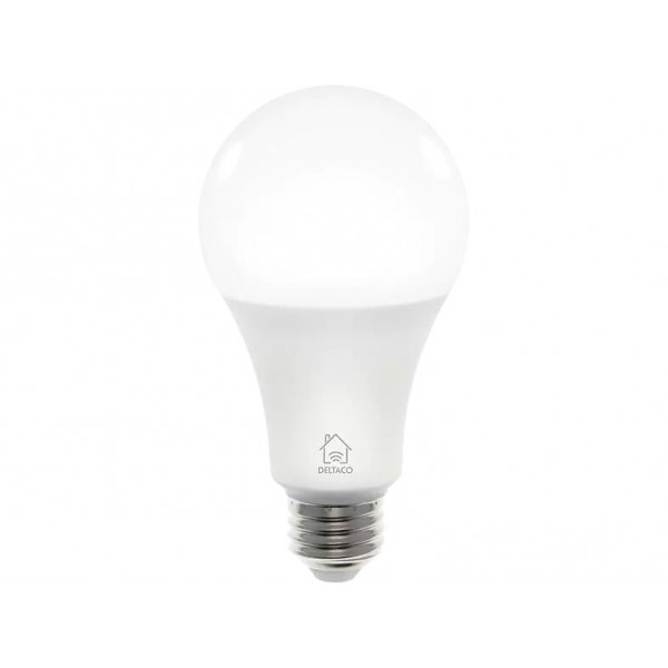 Deltaco Smart Home E27 Λάμπα Dimmable 9W 220-240V 2700K-6500K Λευκό SH-LE27CCTC