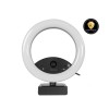 Arozzi Webcam Occhio RL True Privacy με Ringlight και Μικρόφωνο 1080p USB 2.0 AZ-OCCHIO-RL