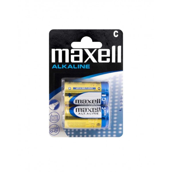 Maxell Αλκαλικές Μπαταρίες C 1.5V 2τμχ