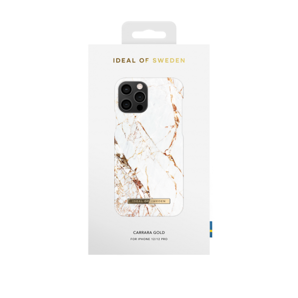 IDEAL OF SWEDEN Θήκη Fashion iPhone 12/12 Pro Carrara Gold IDFCA16-I2061-46