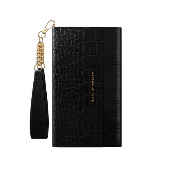 IDEAL OF SWEDEN Θήκη Wallet για iPhone 11 Pro/XS/X Jet Black Croco Signature Clutch
 IDSCSS20-I1958-207