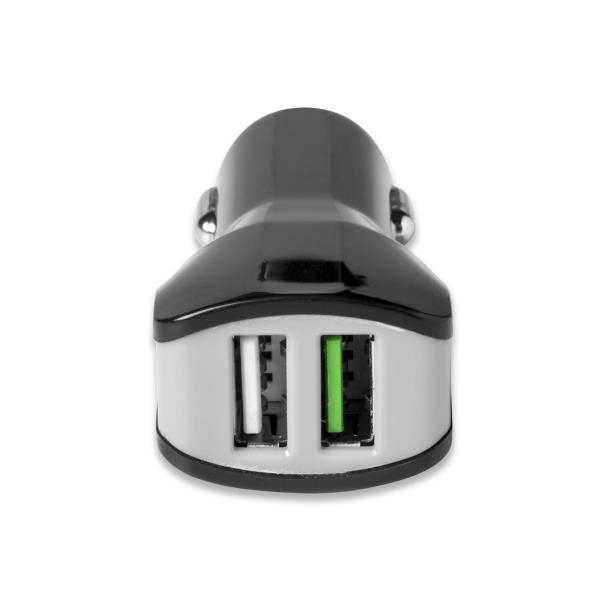 Celly Φορτιστής Αυτοκινήτου Turbo Car Charger 2 x USB 1A και 2.4A Μαύρος CC2USBTURBOBK