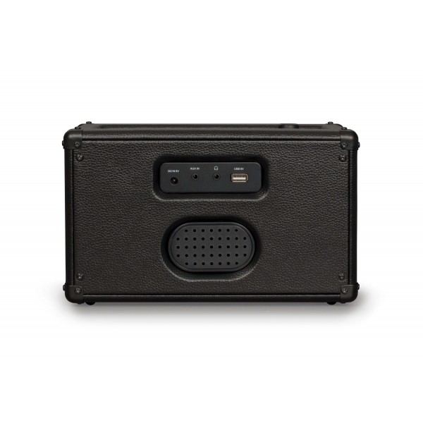 Crosley Charlotte Φορητό Ηχείο 2,5” 4Ω 5W Bluetooth USB Jack Aux 25x15x11cm Black SF0007AU-BK