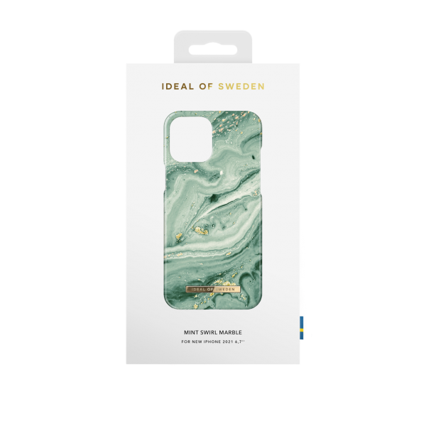 IDEAL OF SWEDEN Θήκη Fashion MINT SWIRL MARBLE iPhone 13 PRO MAX IDFCSS21-I2167-258