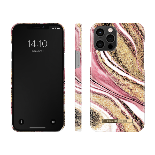 IDEAL OF SWEDEN Θήκη Fashion iPhone 12 Pro Max Cosmic Pink Swirl IDFCSS20-I2067-193