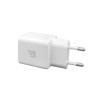 Baykron Φορτιστής Basic Wall Charger EU USB-A, Type C 20W PD QC3 Λευκός BKR-BL-20W-EU-W