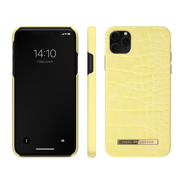 IDEAL OF SWEDEN Atelier Case για iPhone 11 Pro Max/XS Max Lemon Croco IDACSS21-I1965-263