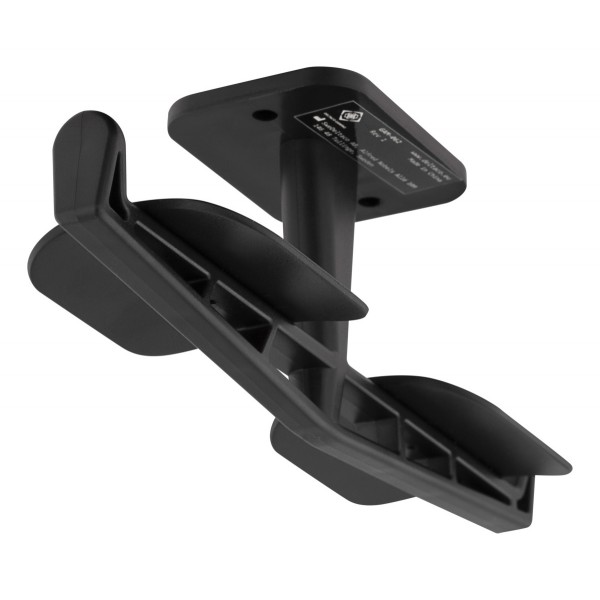 Deltaco Gaming Βάση Ακουστικών Διπλή Headset Hanger με Αυτοκόλλητο 3M Μαύρη GAM-062