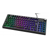 Deltaco Gaming Πληκτρολόγιο Μεμβράνης Ενσύρματο TKL RGB UK Layout Μαύρο GAM-110-UK