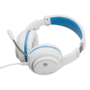 Deltaco Gaming Stereo Headset for PS5, 1x 3.5mm connector,white GAM-127-W