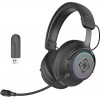 Deltaco Gaming Headset Ασύρματο USB DH440, 7.1 Surround Sound, Αφρός Μνήμης, RGB Μαύρο GAM-163