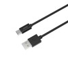 DELTACO USB A - USB C cable, 1 m, Black, GNG-USBC1MB