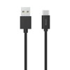 DELTACO USB A - USB C cable, 1 m, Black, GNG-USBC1MB