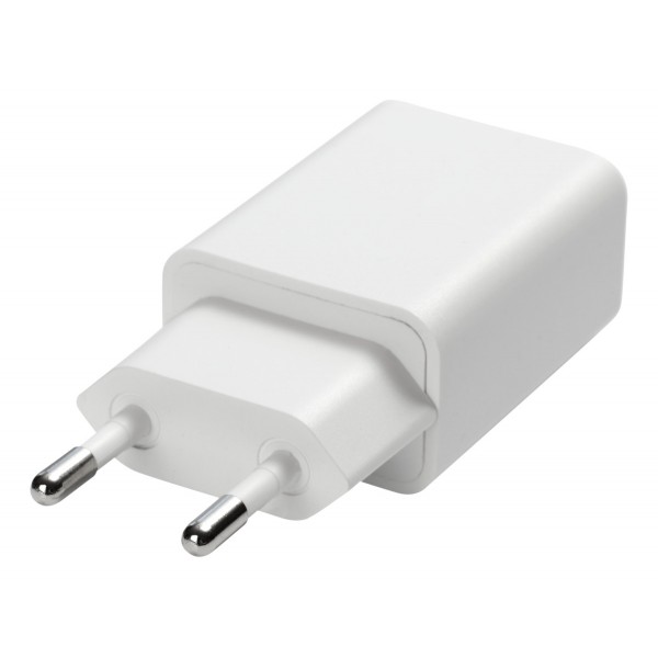 DELTACO USB wall charger 2,4 A, White GNG-WALL24AW