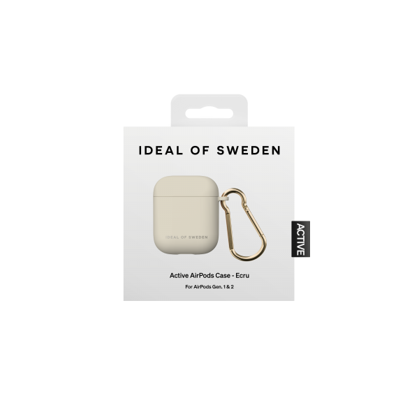 IDEAL OF SWEDEN Θήκη Active για Apple Airpods Gen 1 & 2 Ecru IDAPCAS22-393