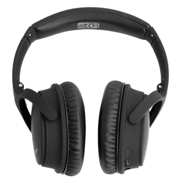 STREETZ Ακουστικά Κεφαλής Bluetooth noise cancelling Μικρόφωνο Μαύρο HL-BT404