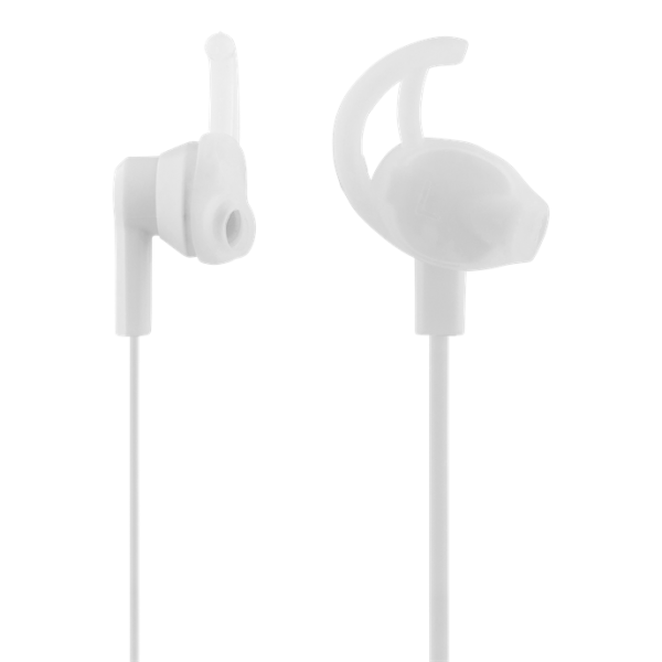 STREETZ Ακουστικά Ψείρες stay-in-ear 3.5mm με Μικρόφωνο Λευκά HL-W101