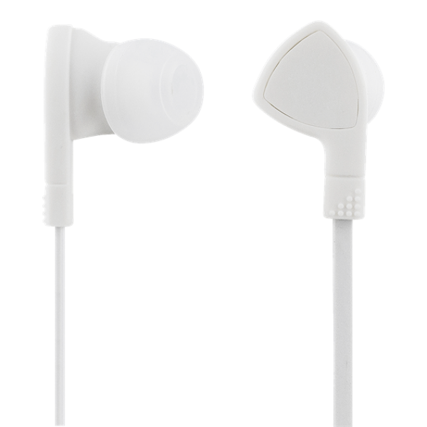 STREETZ Ακουστικά Ψείρες in-ear 3.5mm με Μικρόφωνο Λευκά HL-W103