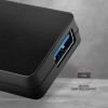 Axagon HUB 4x USB3.2 Gen 1 SLIM Καλώδιο 14cm Type-A HUE-G1A