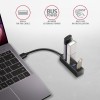 Axagon USB-A HUB 4x USB-A 3.2 Gen 1 Μεταλλικό Καλώδιο 20cm Μαύρο HUE-M1A