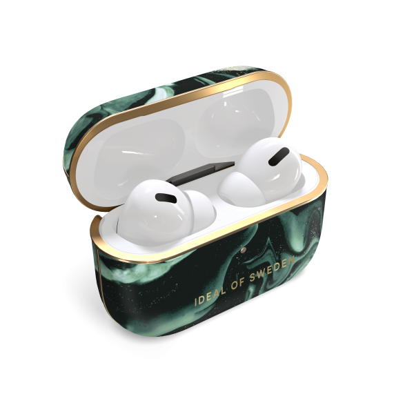 IDEAL OF SWEDEN Θήκη Printed για Apple AirPods Pro Golden Olive Marble IDFAPCAW21-PRO-320