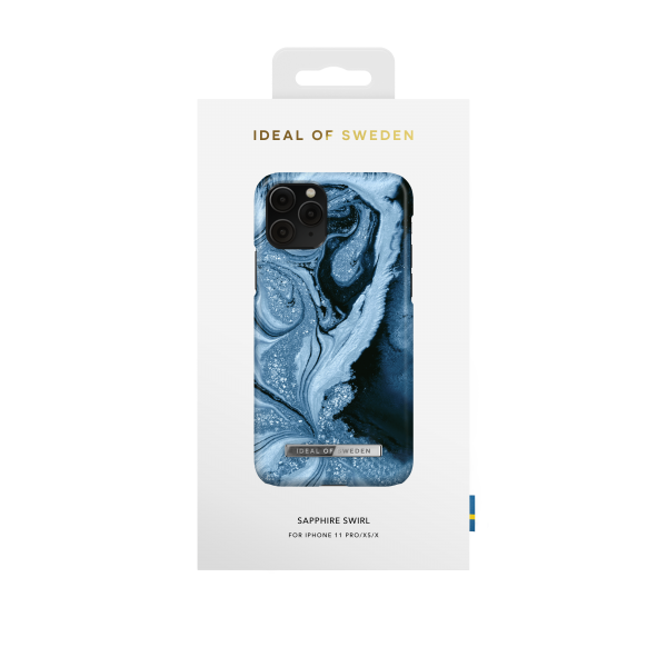 IDEAL OF SWEDEN Θήκη Fashion iPhone 11 PRO/XS/X Sapphire Swirl IDFCLC21-I1958-318