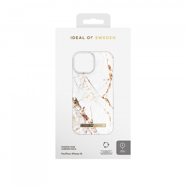 IDEAL OF SWEDEN Θήκη Fashion Magsafe Case iPhone 15 Carrara Gold IDFCMS-I2361-46