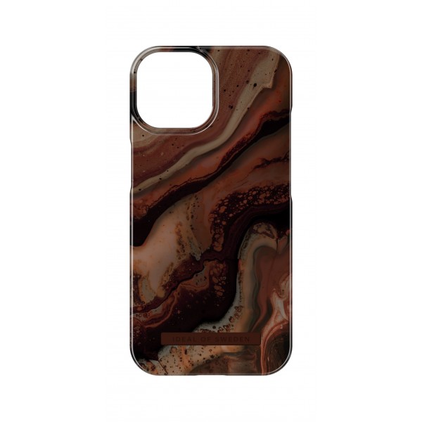 IDEAL OF SWEDEN Θήκη Fashion Magsafe Case iPhone 15 Dark Amber Marble IDFCMS-I2361-488