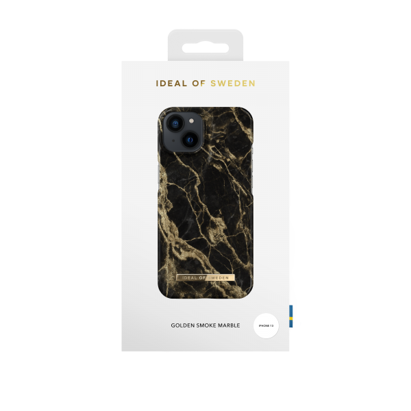 IDEAL OF SWEDEN Θήκη Fashion iPhone 13 Golden Smoke Marble IDFCSS20-I2161-191