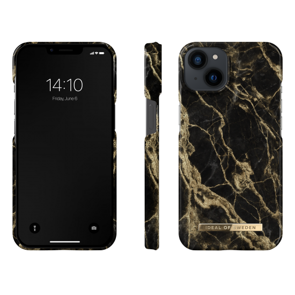 IDEAL OF SWEDEN Θήκη Fashion iPhone 13 Golden Smoke Marble IDFCSS20-I2161-191