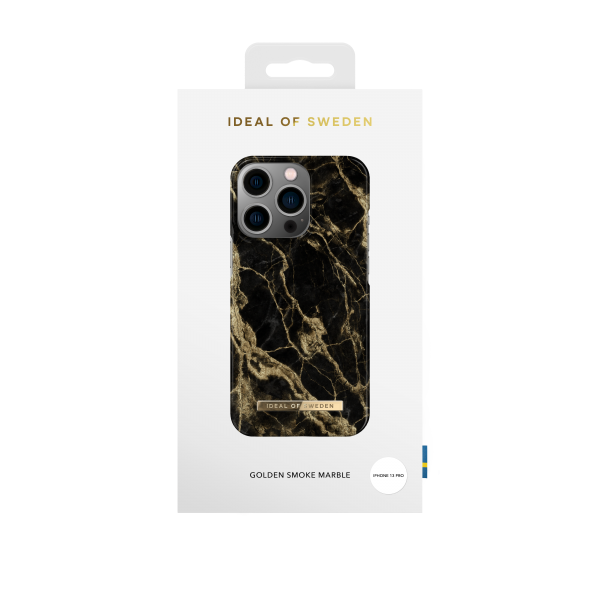 IDEAL OF SWEDEN Θήκη Fashion iPhone 13 Pro Golden Smoke Marble IDFCSS20-I2161P-191