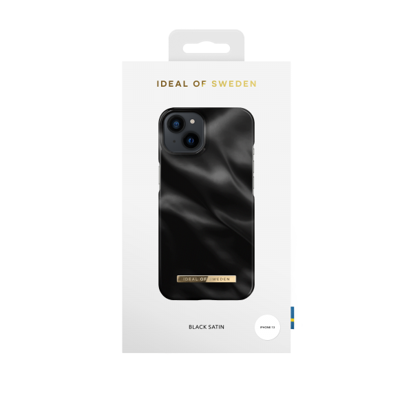 IDEAL OF SWEDEN Θήκη Fashion iPhone 13 Black Satin IDFCSS21-I2161-312