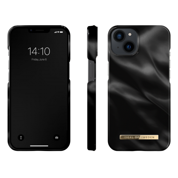 IDEAL OF SWEDEN Θήκη Fashion iPhone 13 Black Satin IDFCSS21-I2161-312