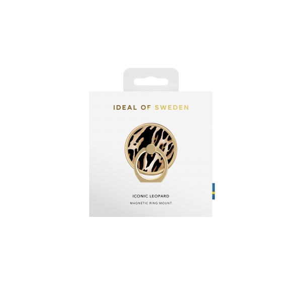 IDEAL OF SWEDEN Μαγνητικό Δαχτυλίδι Magnetic Ring Mount Print Iconic Leopard IDMRMAW21-356