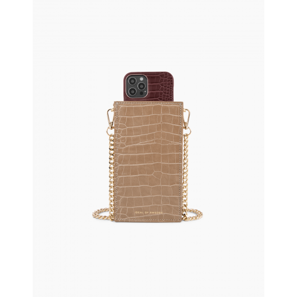 IDEAL OF SWEDEN Θήκη Ella Phone Pouch Camel Croco IDPPAW21-325