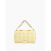 IDEAL OF SWEDEN Τσαντάκι Statement Braided Medium Bag Butter Yellow IDSBBOC22-MD-301