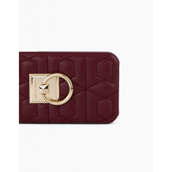 IDEAL OF SWEDEN Θήκη Statement iPhone 12 Mini Quilted Ruby IDSCAW21-I2054-343