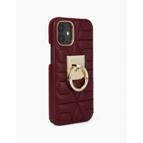 IDEAL OF SWEDEN Θήκη Statement iPhone 12 Mini Quilted Ruby IDSCAW21-I2054-343