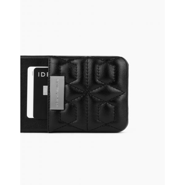 IDEAL OF SWEDEN Θήκη Statement iPhone 12 Mini Quilted Black - Mini Pocket IDSCAW21-I2054-344