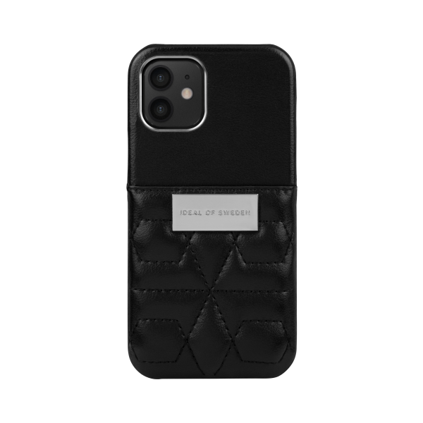 IDEAL OF SWEDEN Θήκη Statement iPhone 12 Mini Quilted Black - Mini Pocket IDSCAW21-I2054-344