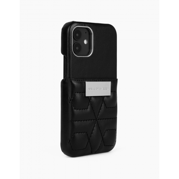 IDEAL OF SWEDEN Θήκη Statement iPhone 12 Mini Quilted Black - Mini Pocket IDSCAW21-I2054-344