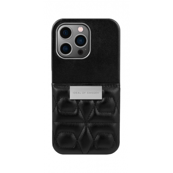 IDEAL OF SWEDEN Θήκη Statement QUILTED BLACK MINI POCKET iPhone 13 Pro IDSCAW21-I2161P-344