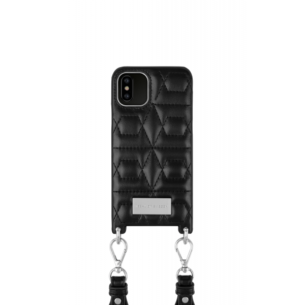 IDEAL OF SWEDEN θήκη λαιμού Statement iPhone 11 Pro/XS/X Quilted Black IDSPNAW21-I1958-340