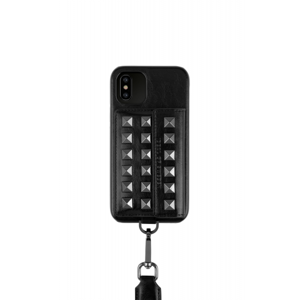 IDEAL OF SWEDEN θήκη λαιμού Statement iPhone 11 Pro/XS/X Dawn Black Studs IDSPNAW21-I1958-363