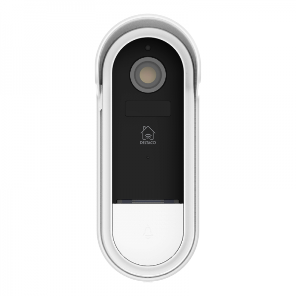 Deltaco Smart Home Κουδούνι Πόρτας με Κάμερα door bell with camera WiFi IP44 2MP IR black SH-DB02