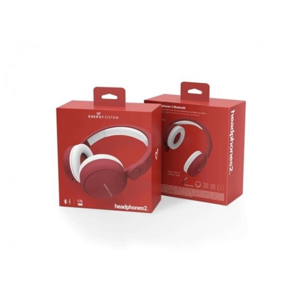 ENERGY SISTEM Headphones 2 BT Κόκκινο 445790