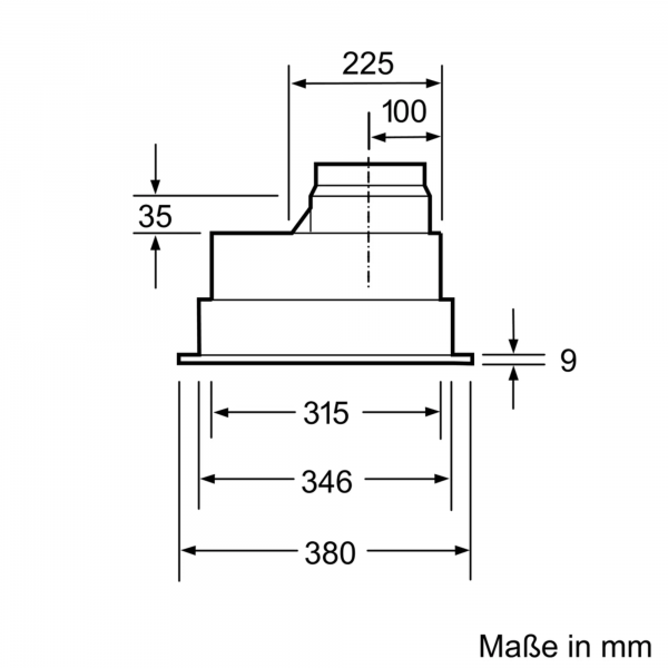 Bosch Απορροφητήρας Μηχανισμός Απορρόφησης 53cm Inox DHL555BL