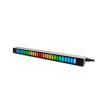 Inoleds Light of Throne Μπάρα Φωτισμού LED RGB Music Bar 2W με Αναγνώριση Φωνής Μαύρη/Ασημί INORGBMUSICBAR